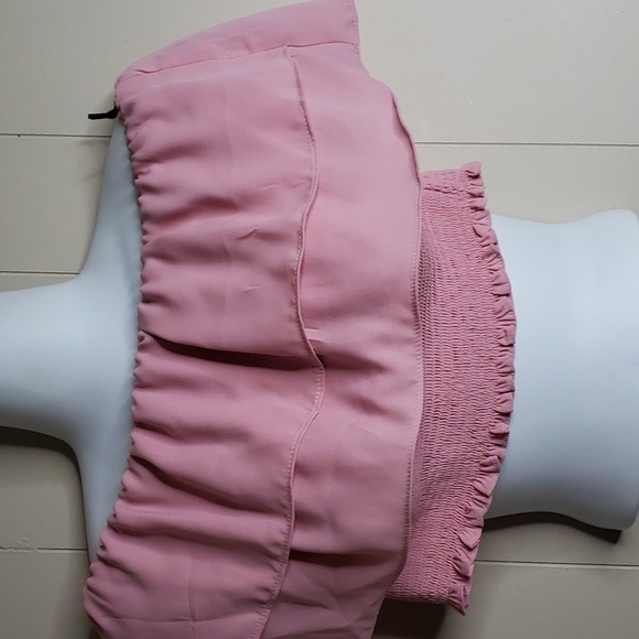 1. State Strapless Tiered Top Blush - Picture 4 of 7